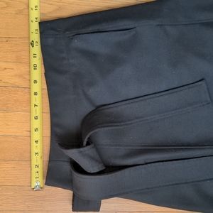 Cuyana light wool wrap midi skirt